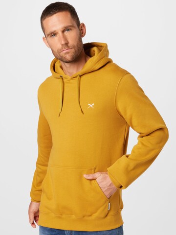 Coupe regular Sweat-shirt Iriedaily en jaune : devant