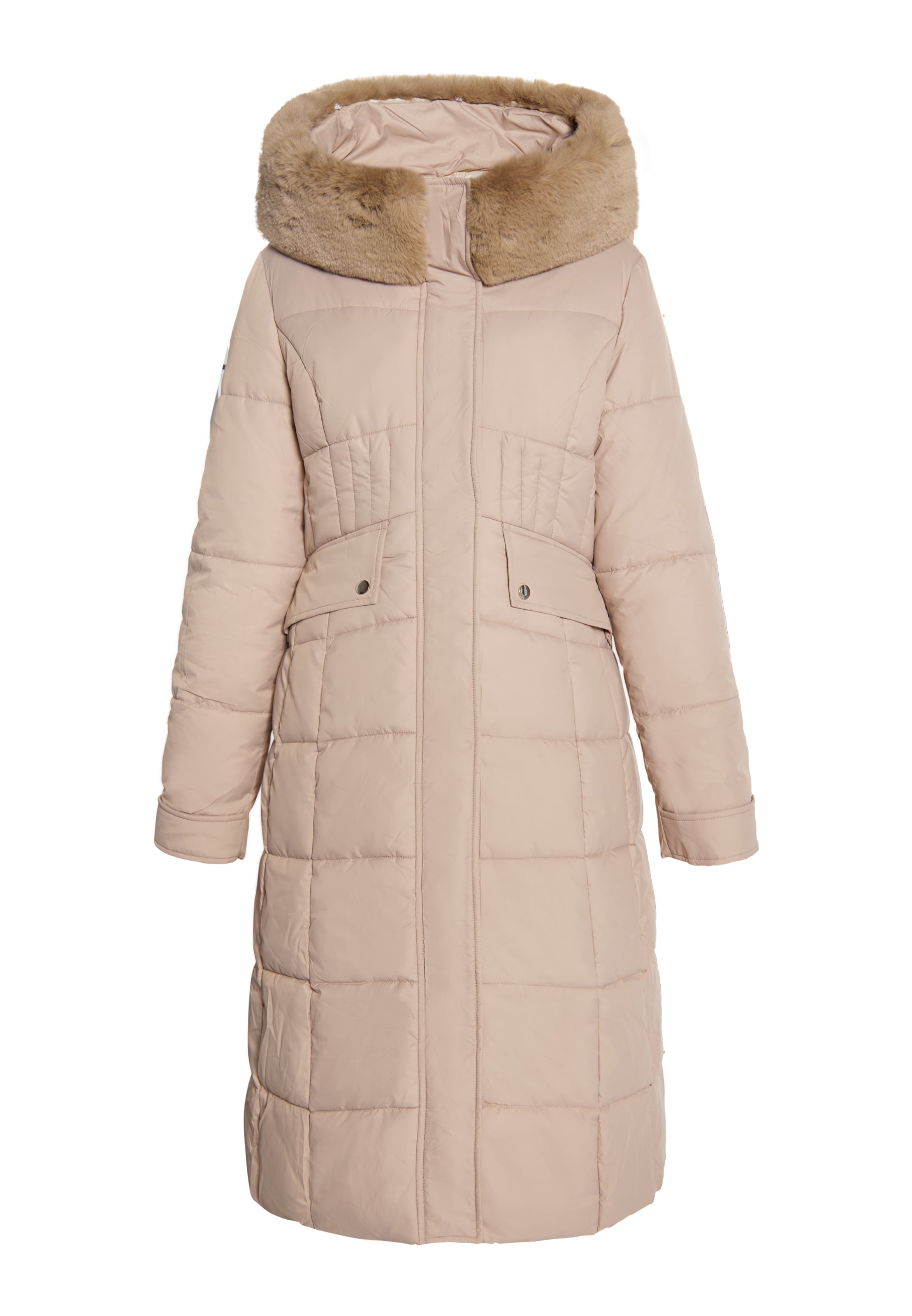 faina Płaszcz zimowy w kolorze beżowy: przód