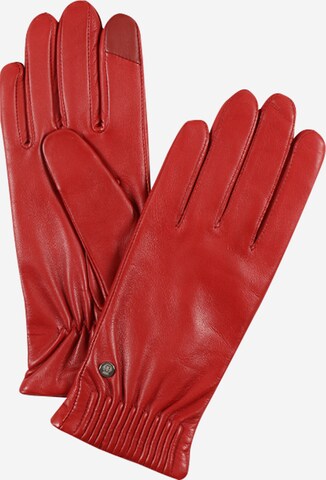 Roeckl - Guantes con dedos 'Arizona' en rojo: frente