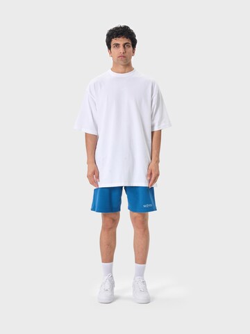 Ossy Homer Loose fit Workout Pants '450 GSM' in Blue