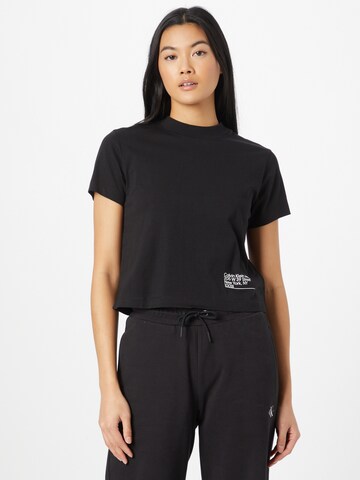 Calvin Klein Jeans Shirt in Black: front