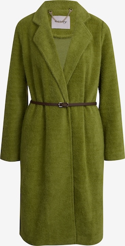 Orsay Between-Seasons Coat in Green: front