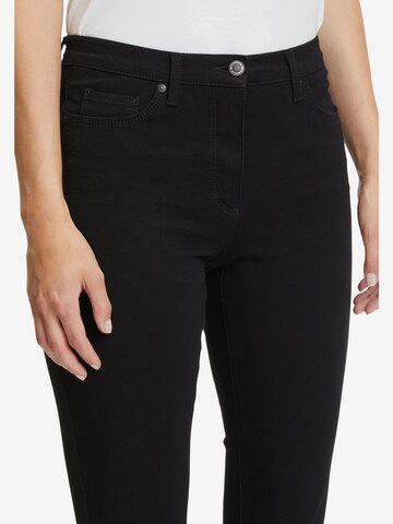Betty Barclay Slimfit Perfect Body-Jeans mit Steppungen in Schwarz