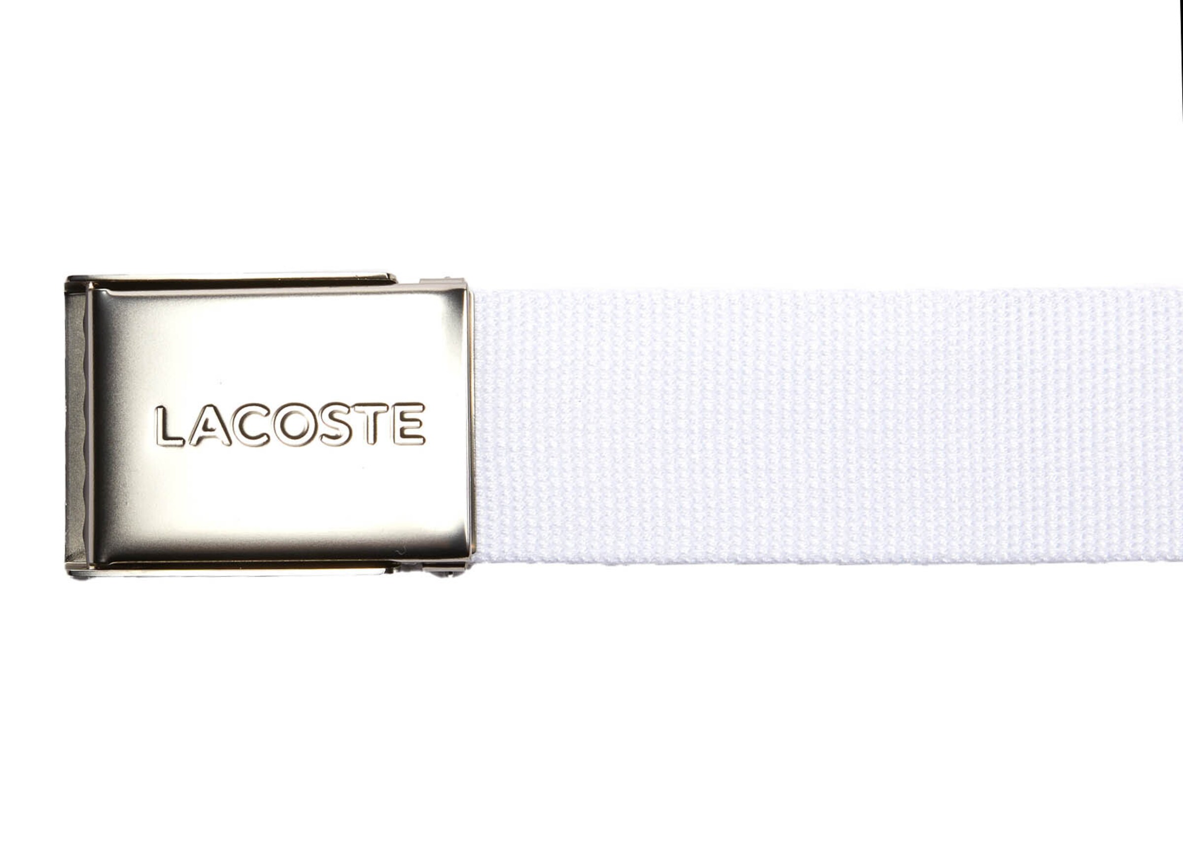 Ceinture LACOSTE en blanc