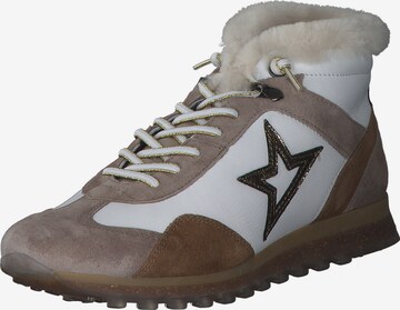 Cetti Sneakers hoog 'C1274' in Beige: voorkant