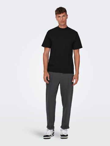 Only & Sons - Loosefit Pantalón en negro