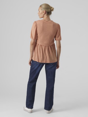 MAMALICIOUS Blouse 'ANABELLA JUNE' in Orange