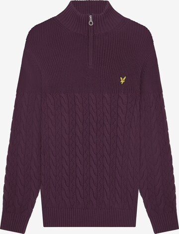 Lyle & Scott - Pullover em roxo: frente