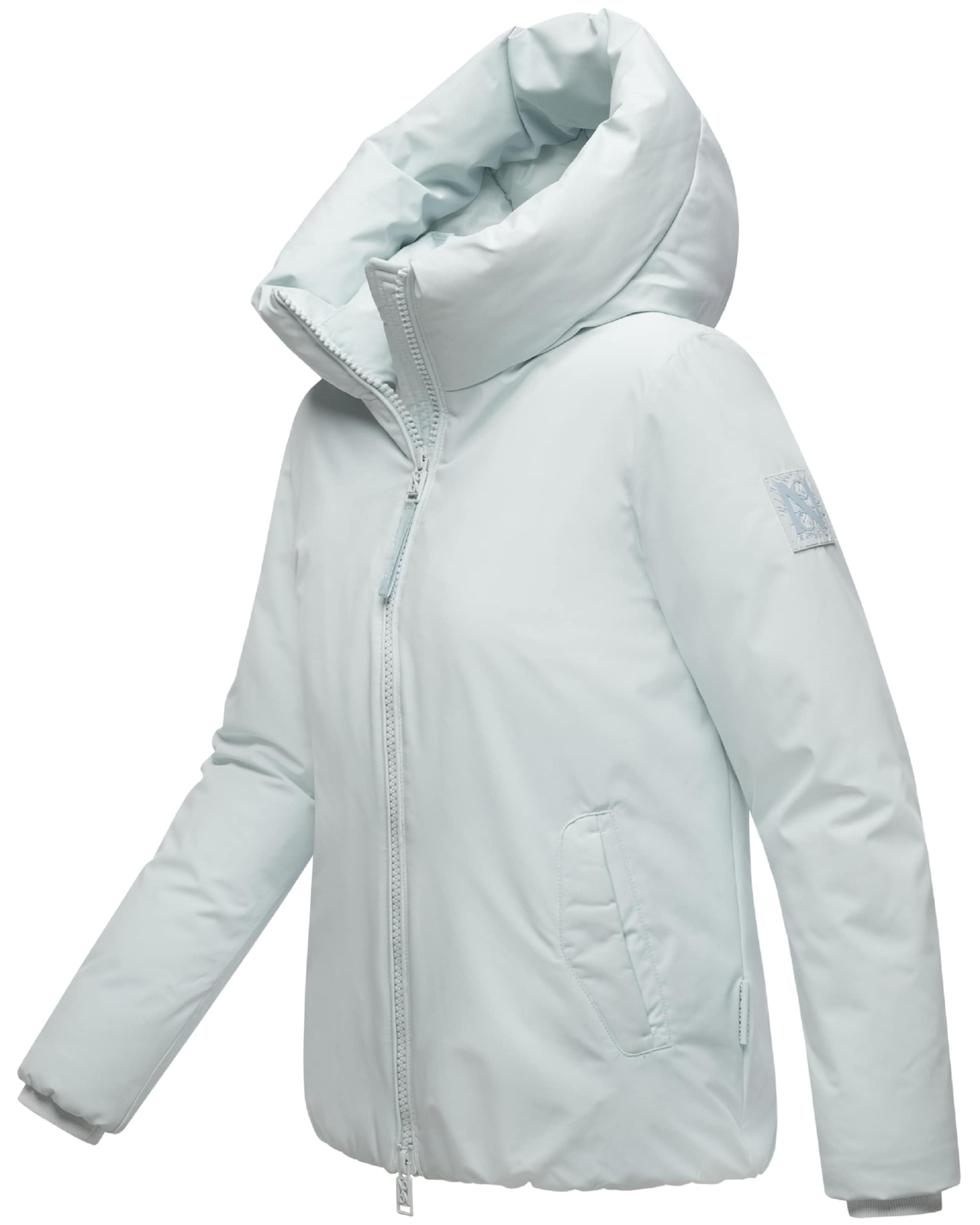 NAVAHOO Vinterjakke 'Blütenlicht' i blå