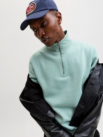 JACK & JONES Sweatshirt 'JJEBRADLEY' in Blau