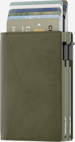 Porte-monnaies 'Pasjeshouder Double' Prowallet en vert : devant