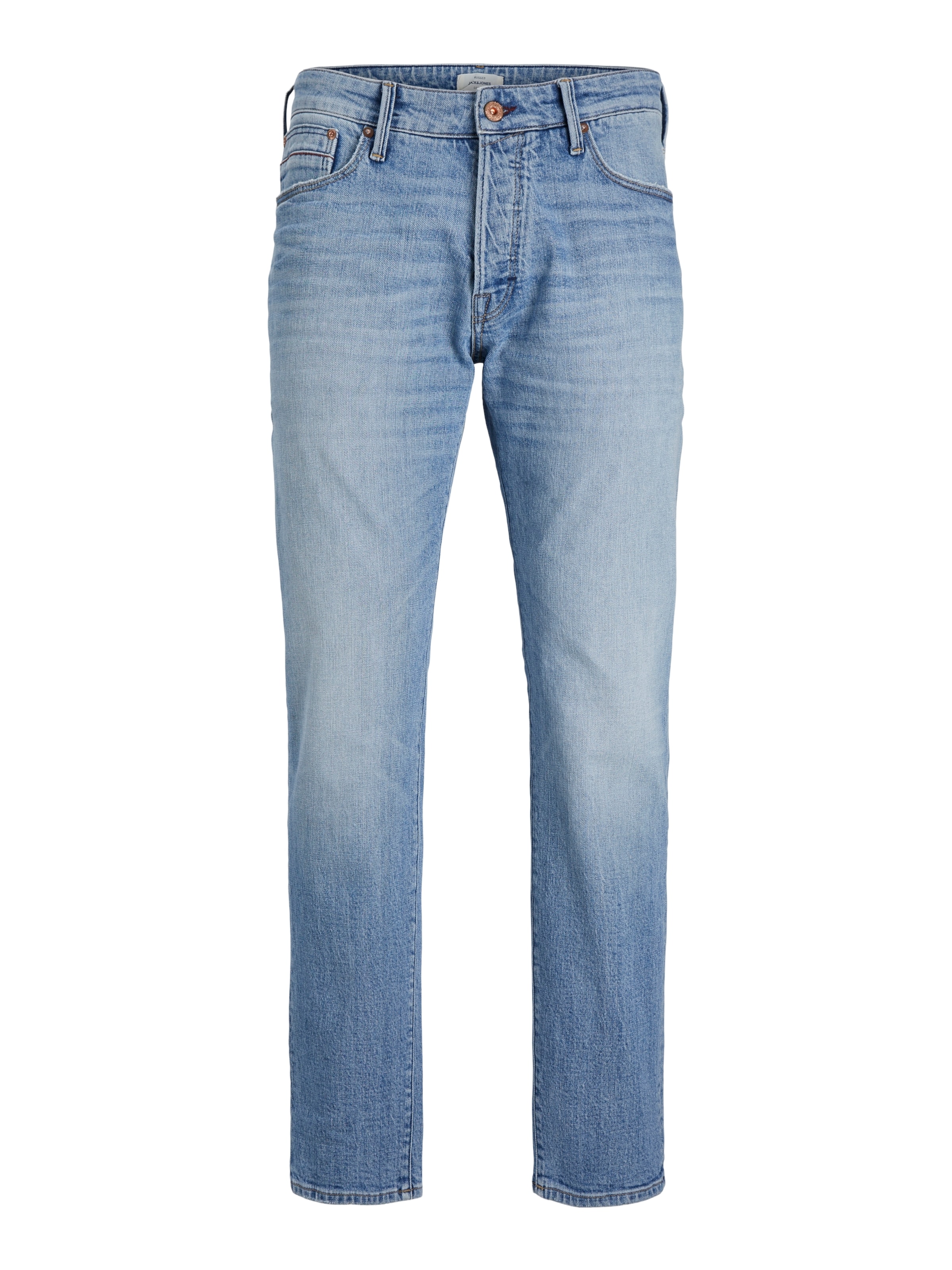 JACK & JONES Normální Džíny 'MIKE CARTER' – modrá: přední strana