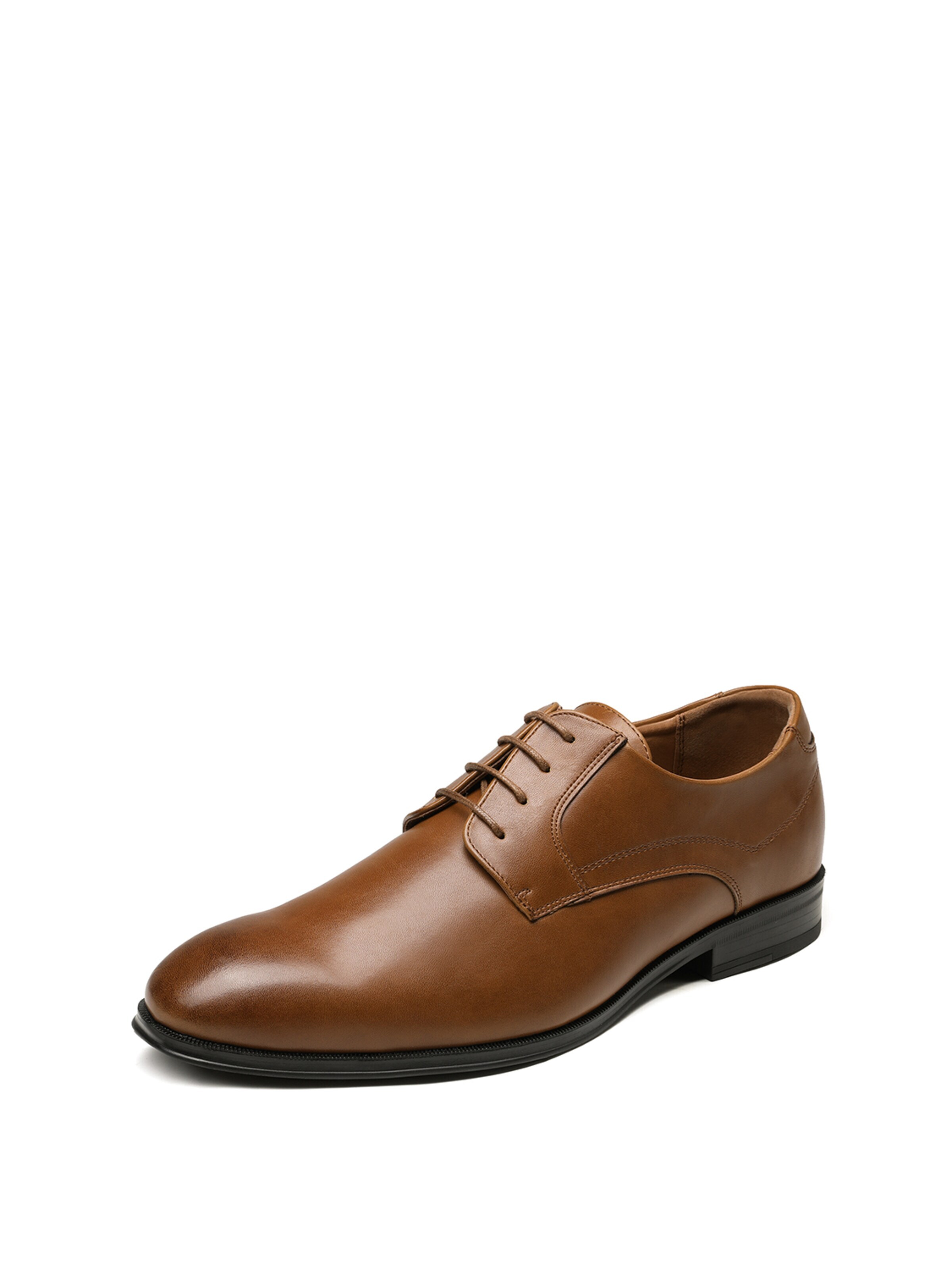 Scarpa stringata di Bruno Marc in marrone: frontale