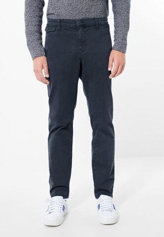 Street One MEN Regular Chino Pants in Blue: front