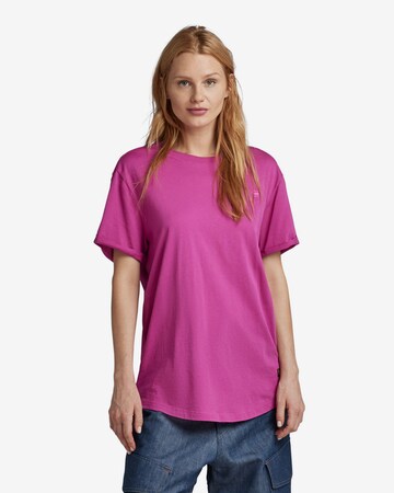 T-shirt 'Lash' G-Star RAW en rose : devant