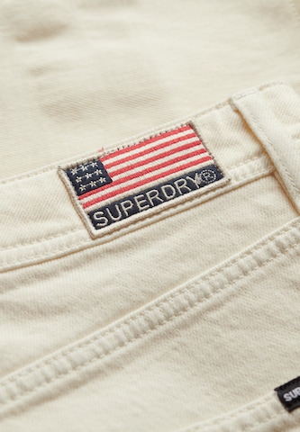 Regular Pantalon Superdry en blanc