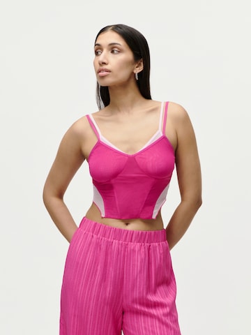 Haut 'Cara' LeGer by Lena Gercke en rose : devant
