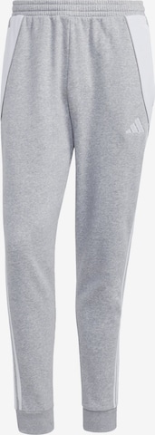 ADIDAS PERFORMANCE Workout Pants 'Tiro 24' in Grey: front