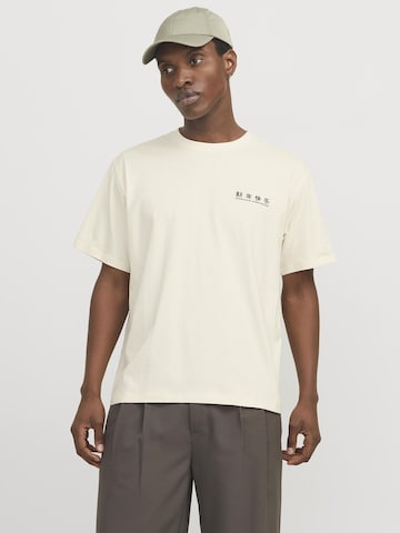 T-Shirt JACK & JONES en blanc : devant