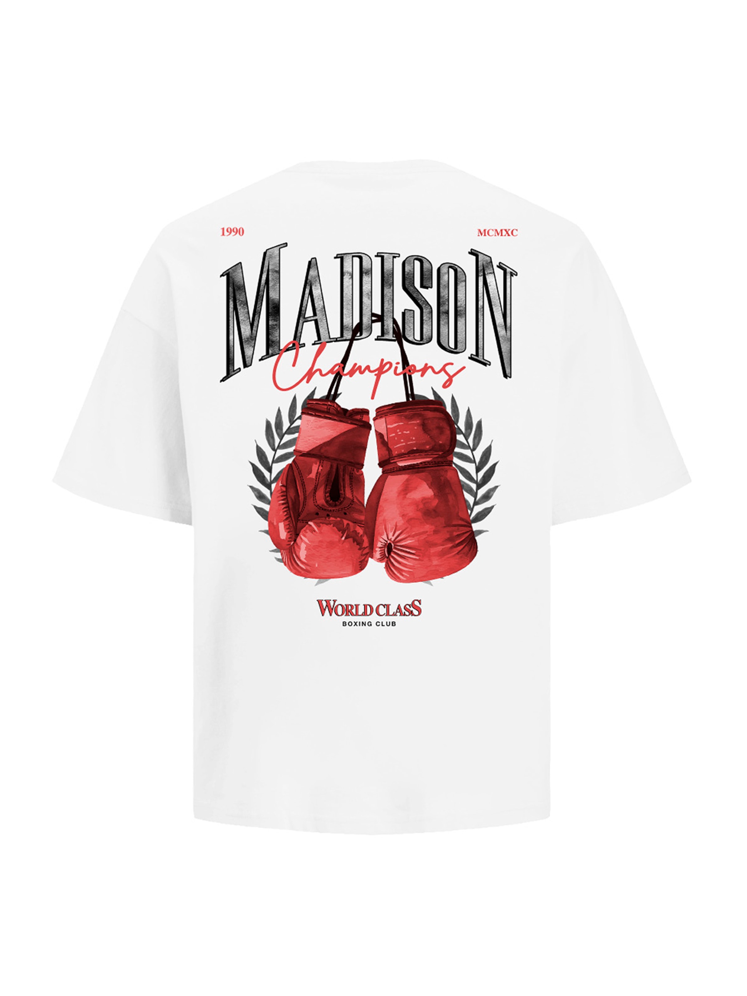 JACK & JONES Tričko 'JORMADISON' – bílá