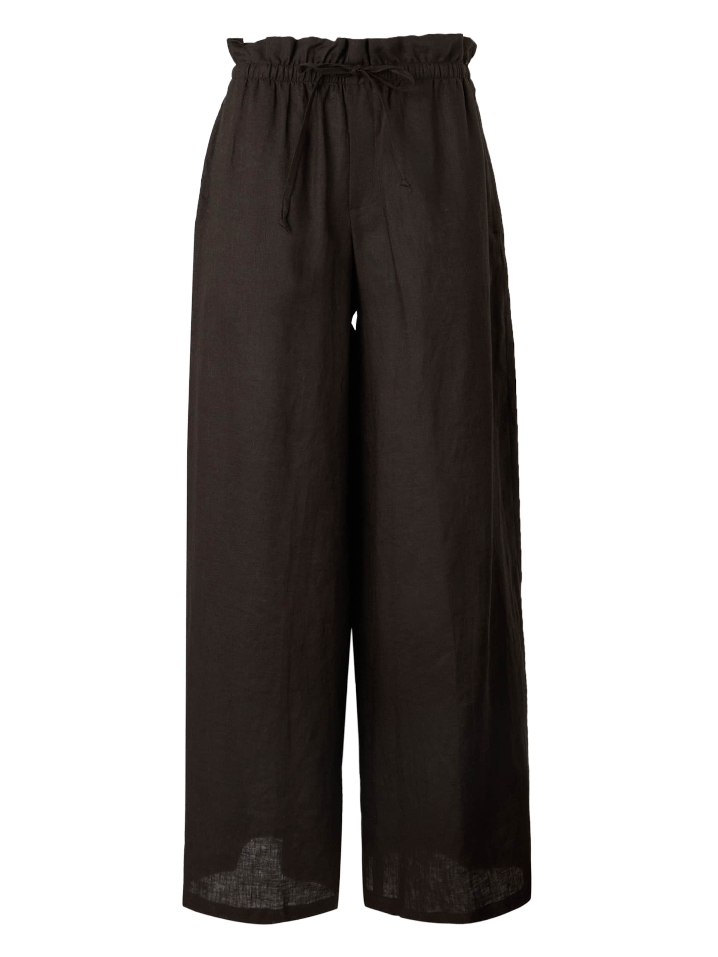 DRYKORN Широкий Штаны 'DWINDLE 10' в Коричневый: спереди