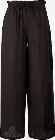 DRYKORN Wide Leg Housut 'DWINDLE 10' värissä ruskea: etupuoli