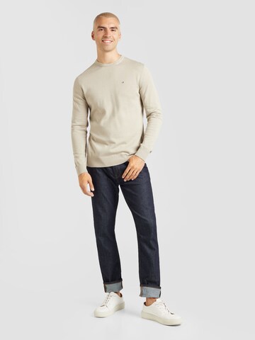 Calvin Klein Regular Sweater in Beige