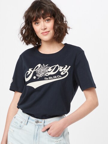 Superdry Shirt 'Pride In Craft' in Blue: front