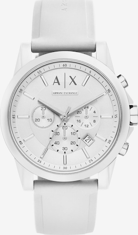 Emporio Armani Analog Watch in White: front