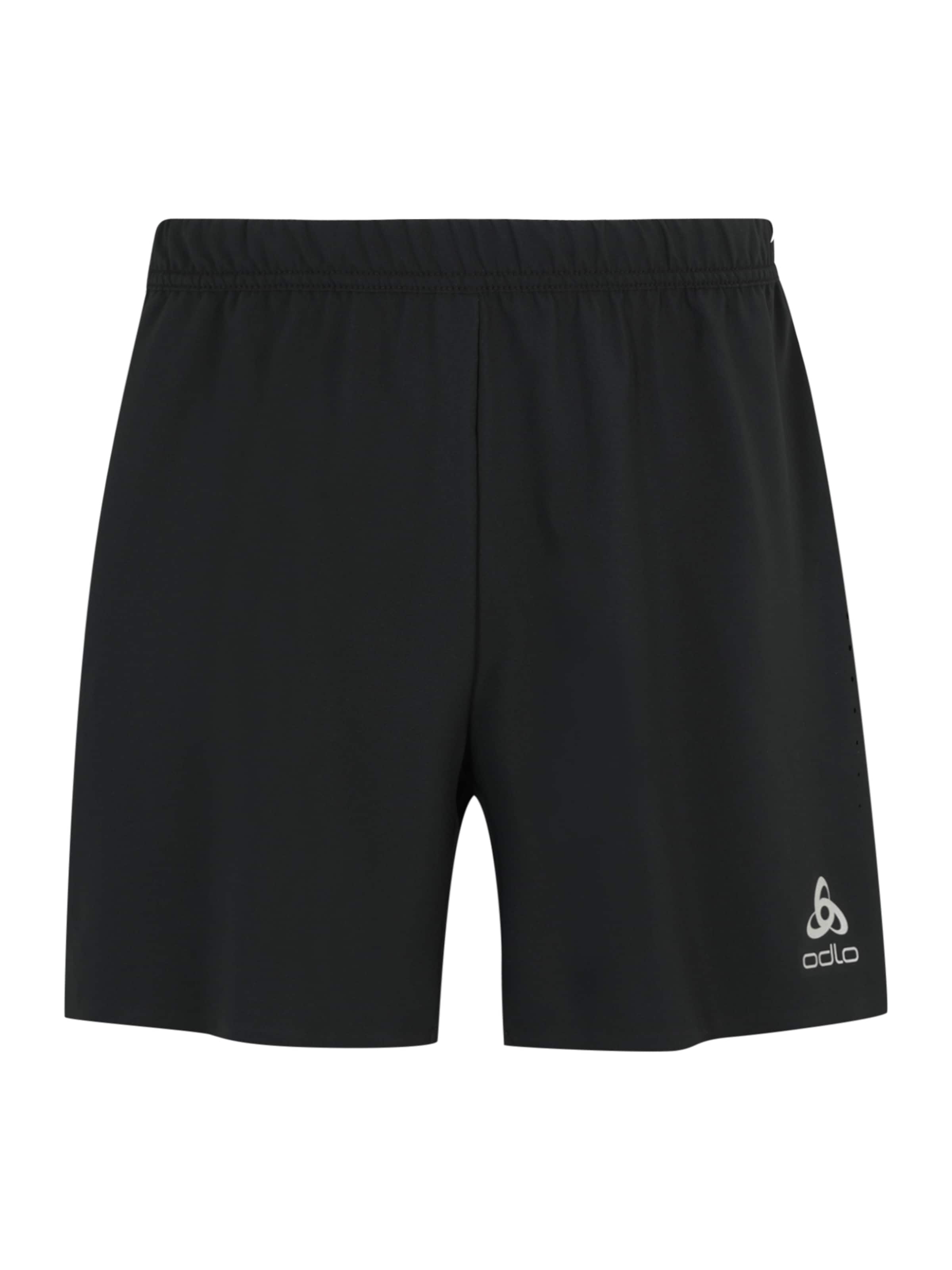 ODLO Regular Sporthose 'Zeroweight' in Schwarz: Vorderseite