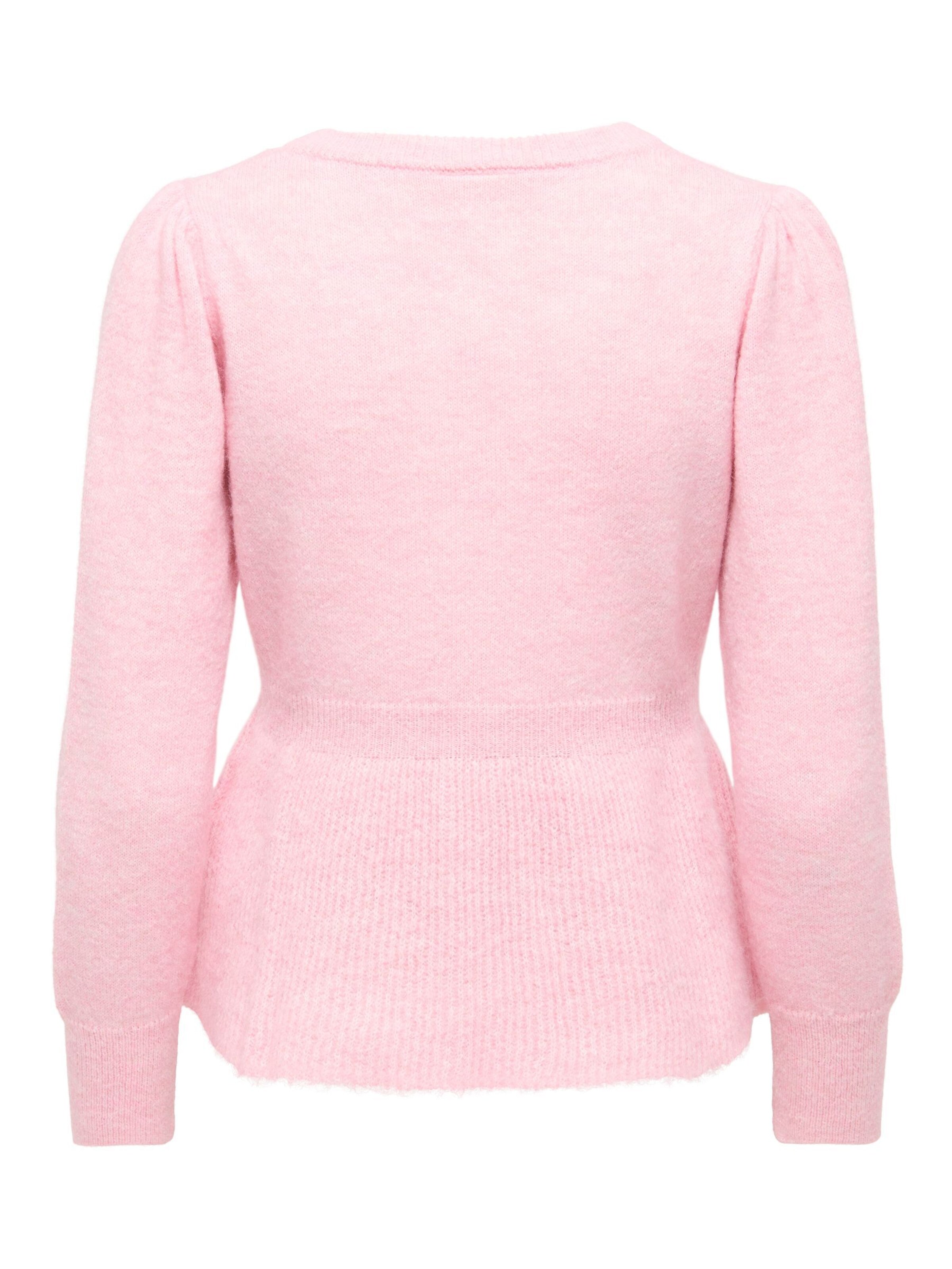 Only Maternity Gebreid vest 'OLMMonique' in Roze