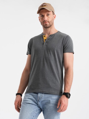 Ombre Shirt in Grey: front