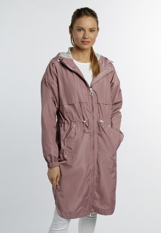 DreiMaster Maritim Between-seasons parka in Pink: front