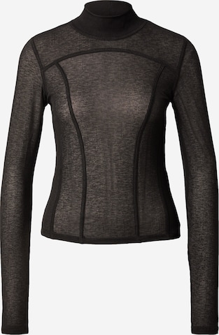 WEEKDAYMajica - crna boja: prednji dio