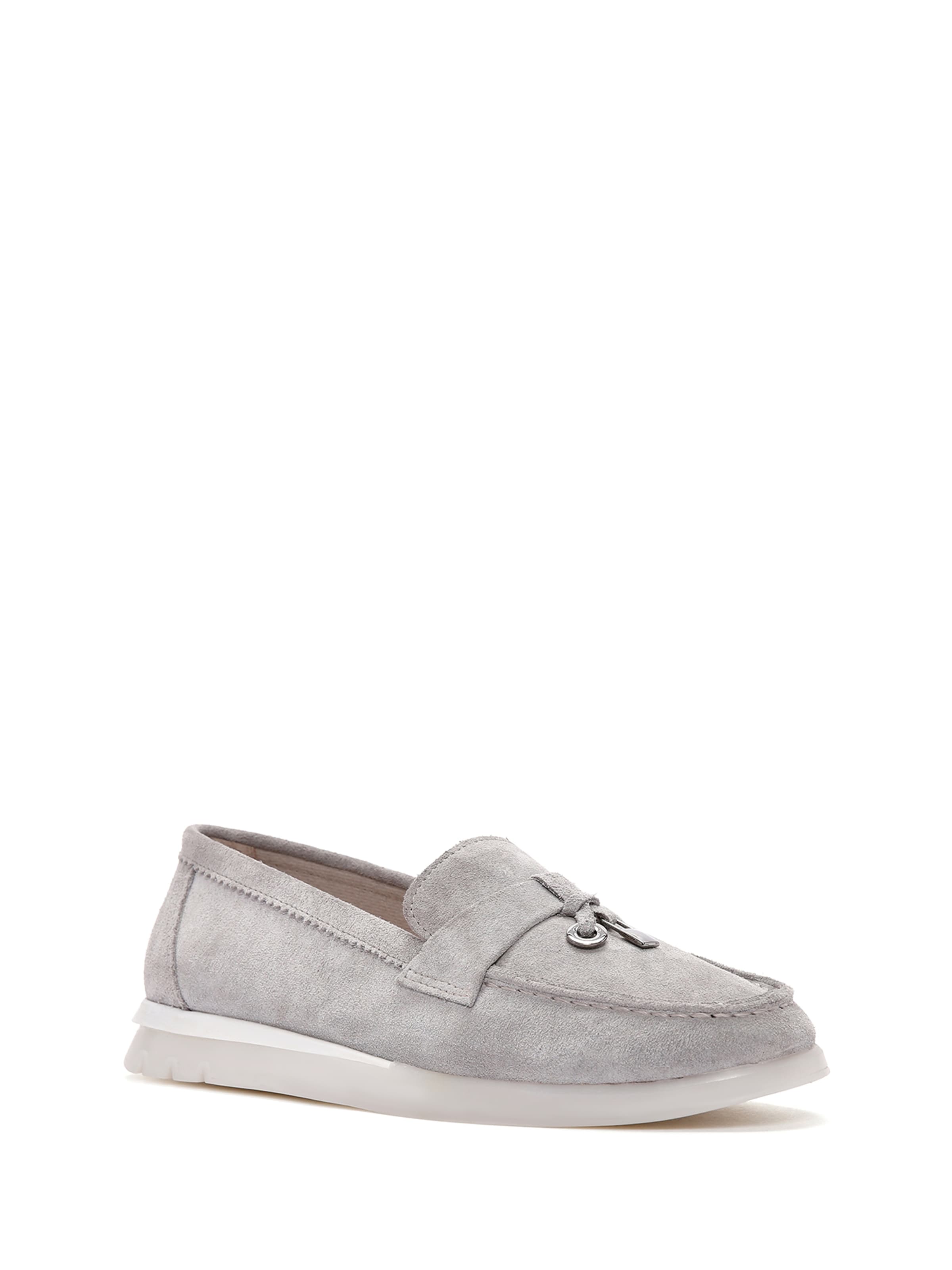 Mocassin Derimod en gris : devant