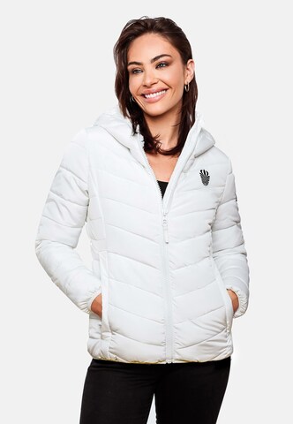 NAVAHOO Between-season jacket 'Elva' in White: front