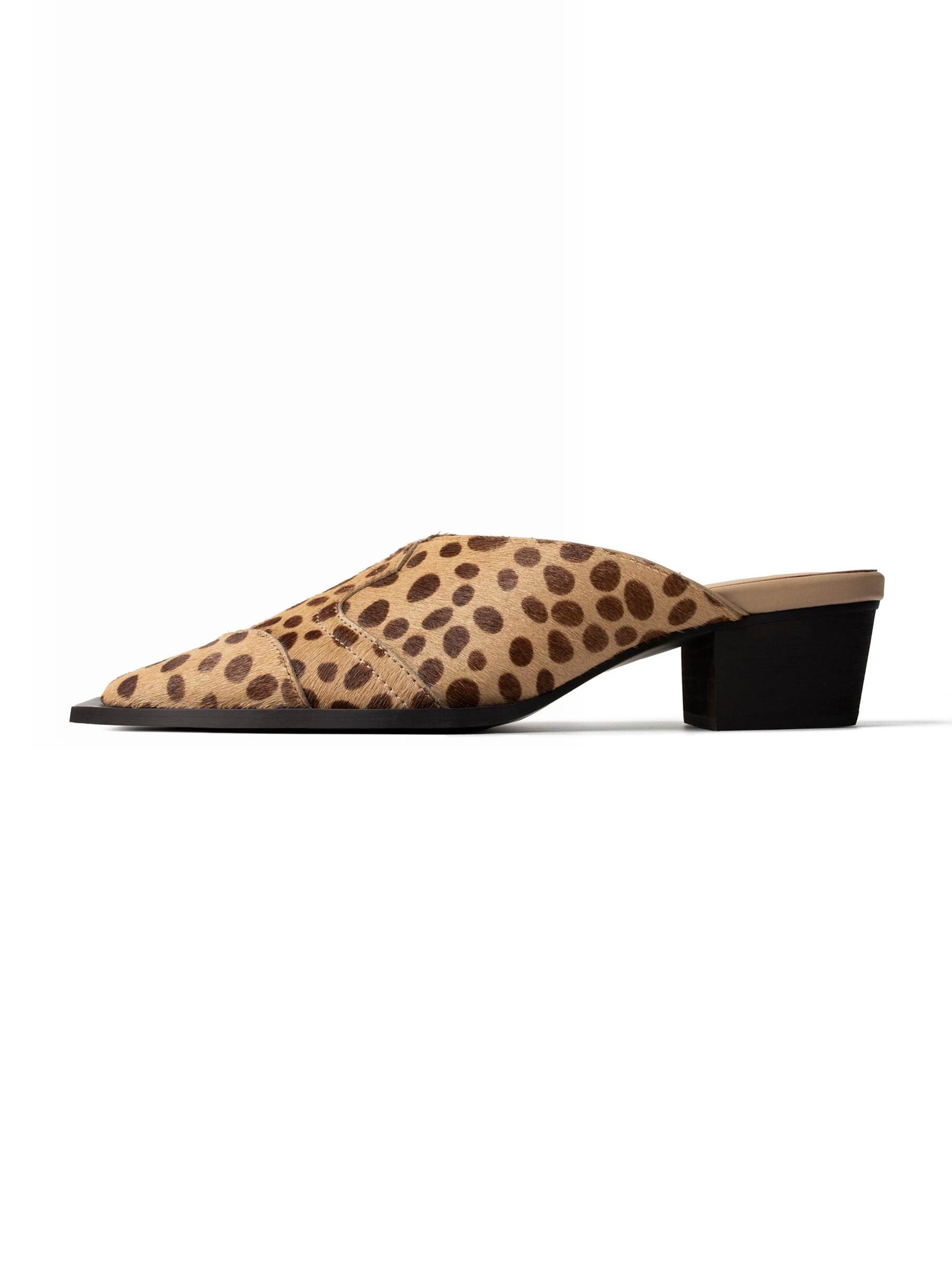 Mule 'DREAMS MADE OF SAND' L37 HANDMADE SHOES en mélange de couleurs : devant