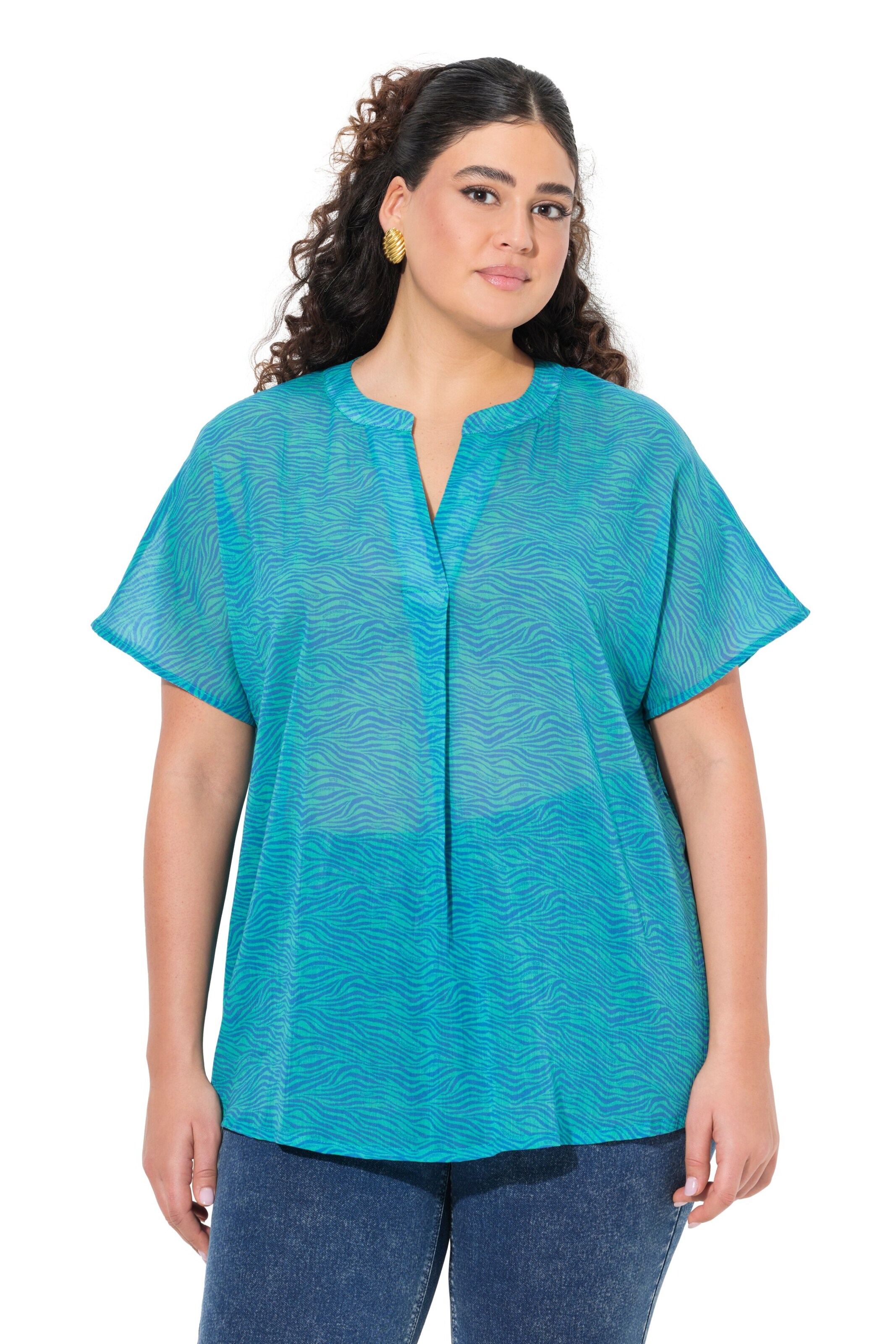 Ulla Popken Tunic in Mixed colors: front