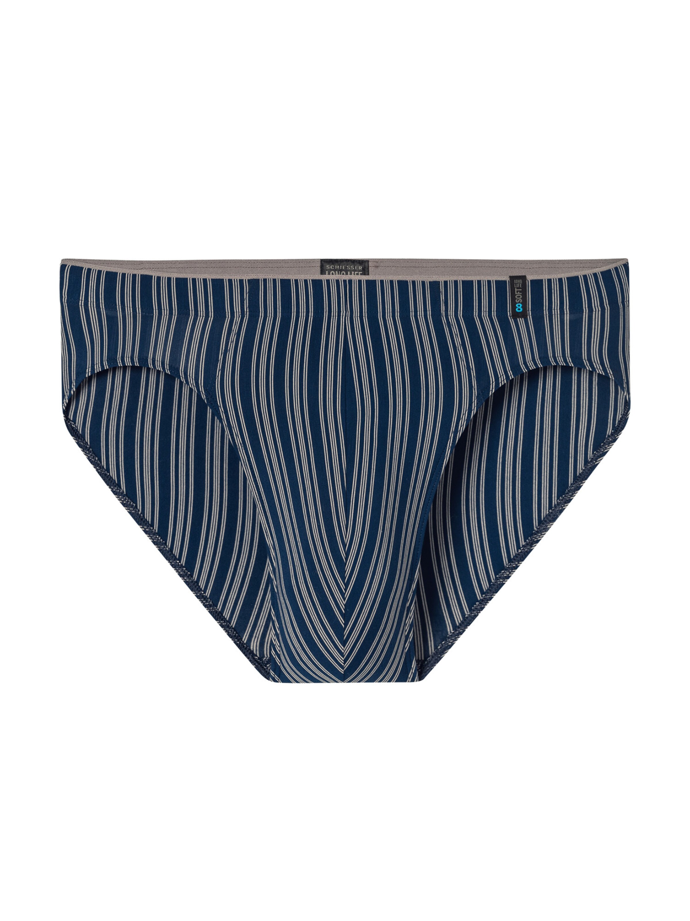 SCHIESSER Slip 'Long Life Soft' in Blue: front