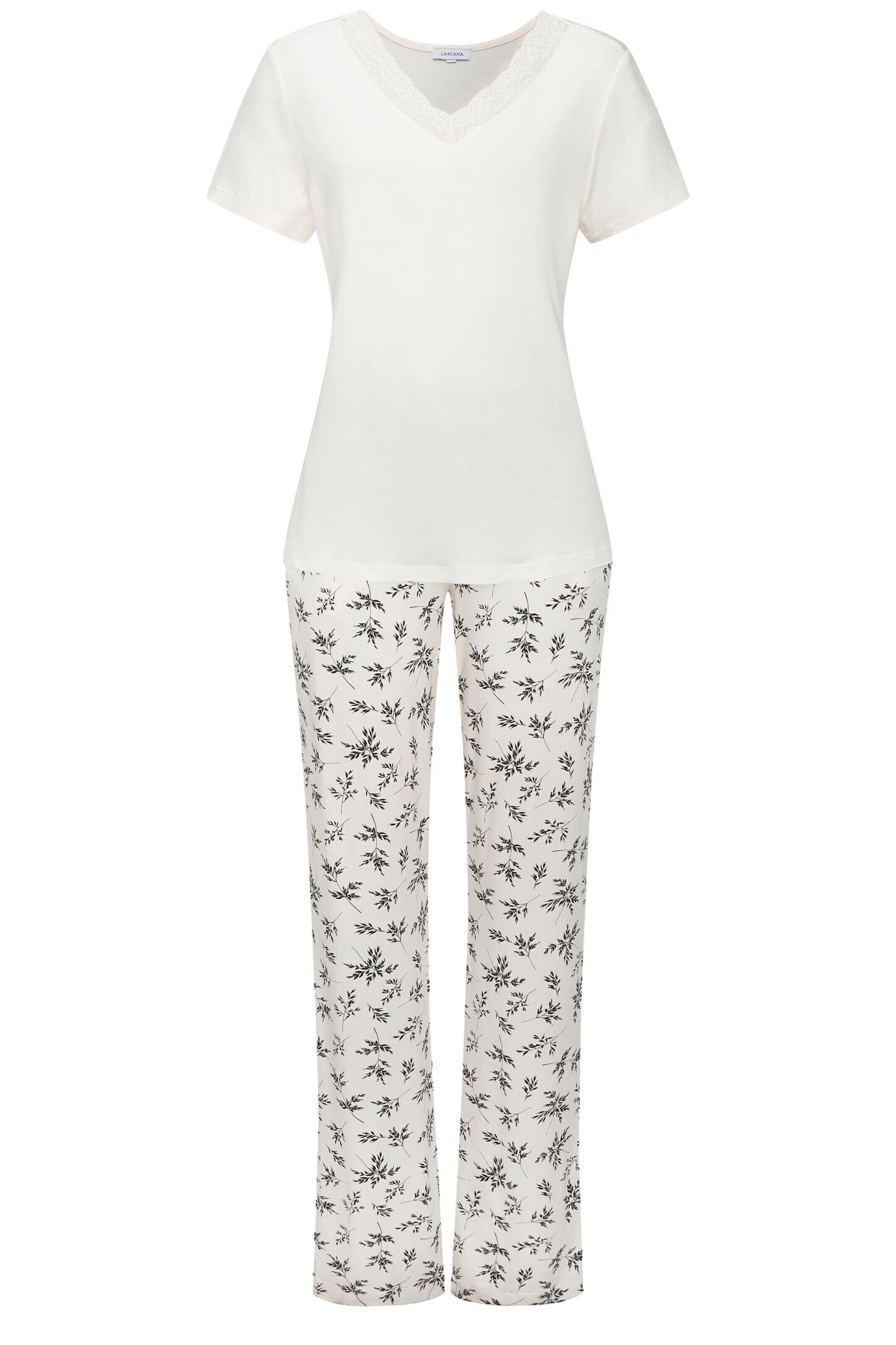 VIVANCE Pajama in Beige: front