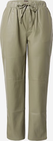 Misspap Regular Pants in Green: front