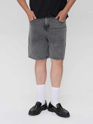 Dxnmxrk Wide leg Jeans 'DXGeran' in Black: front