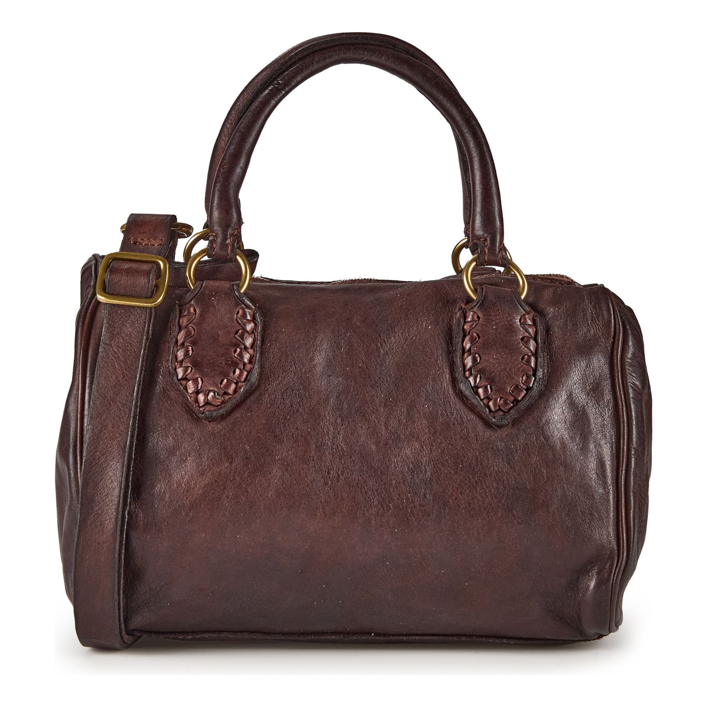 Borsa a mano 'Riccarda' Campomaggi di colore marrone scuro, Visualizzazione prodotti