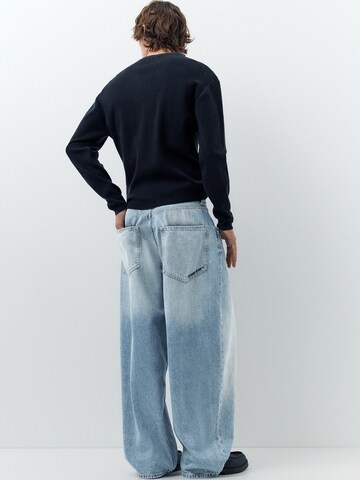 Pull&BearWide Leg/ Široke nogavice Traperice - plava boja