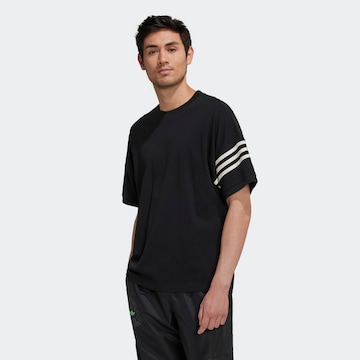 ADIDAS ORIGINALS Shirt 'Adicolor Neuclassics' in Zwart: voorkant