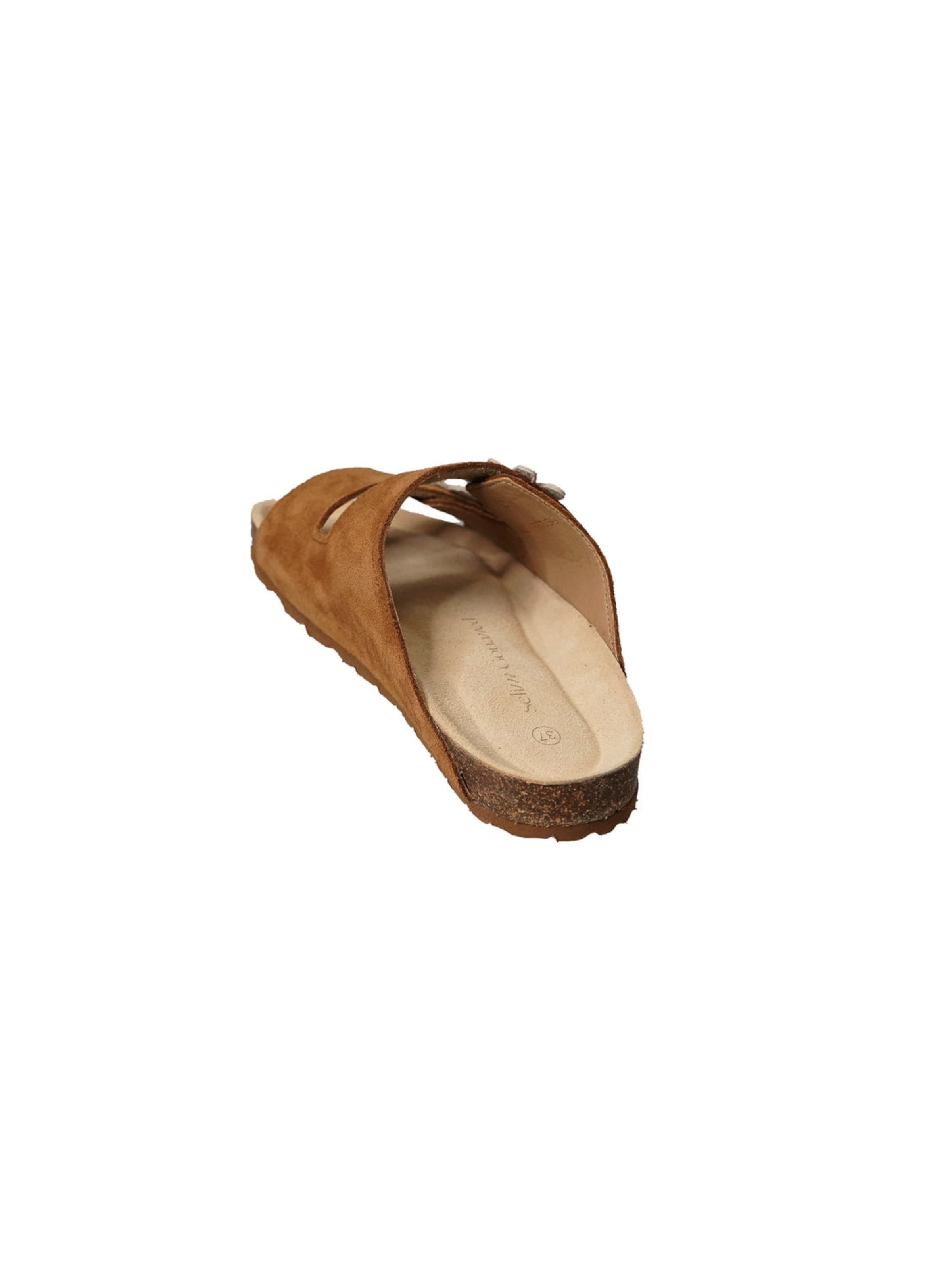 Yoxeone - Zapatos abiertos 'Garden' en marrón
