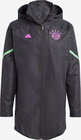 ADIDAS SPORTSWEAR Sportjacke 'FC Bayern München' in Schwarz: predná strana