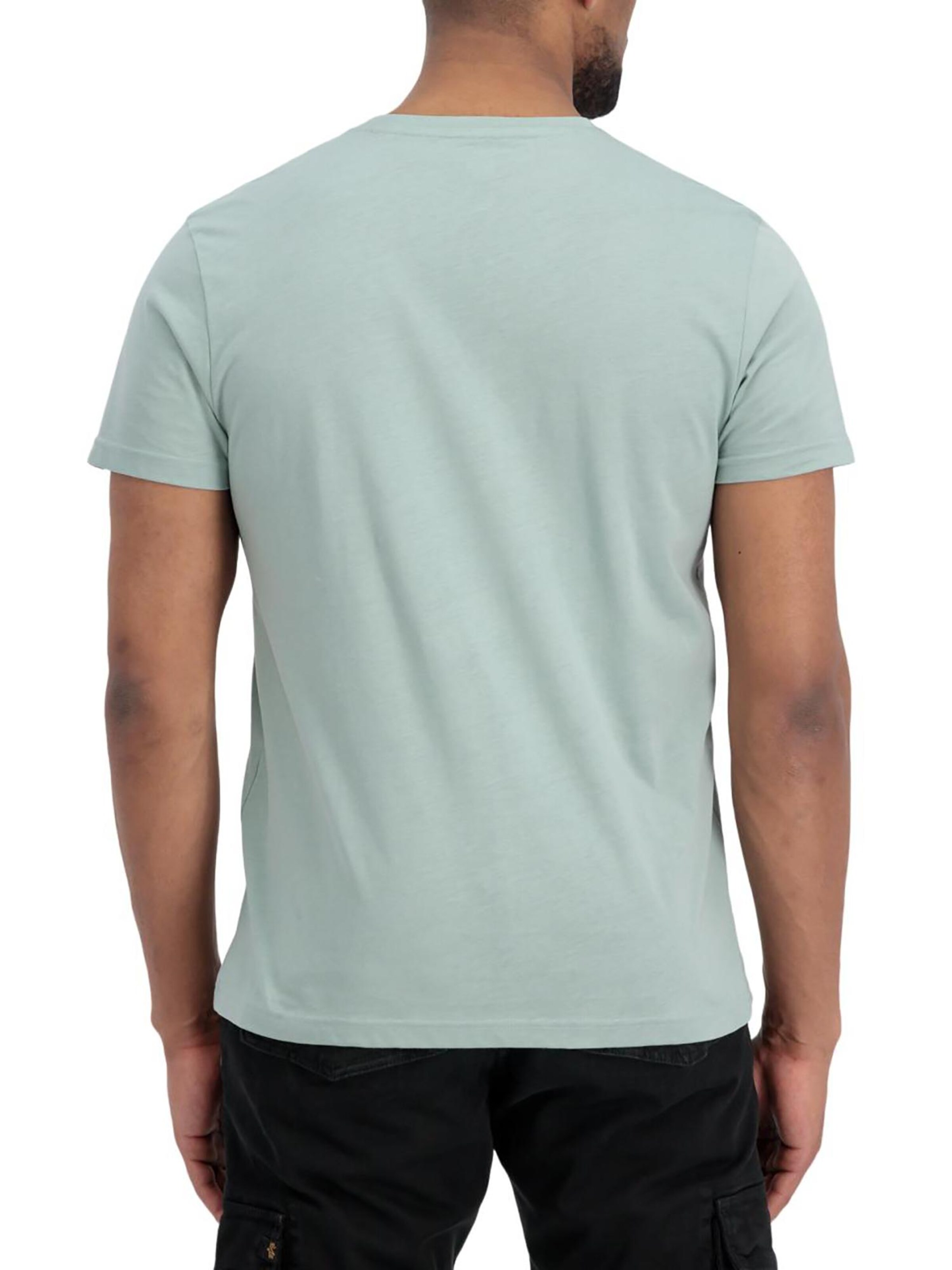 ALPHA INDUSTRIES Shirt 'Basic'‌‌‌‌‌ in Grün