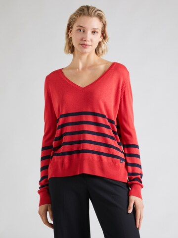 Pull-over 'SABIMA' LTB en rouge : devant