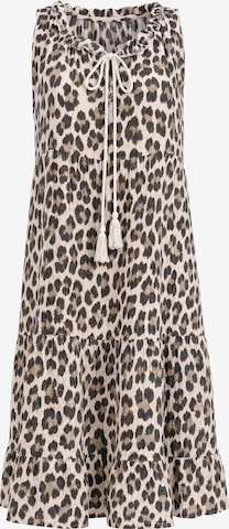 Robe d’été 'Nala' Seasons of April en beige : devant